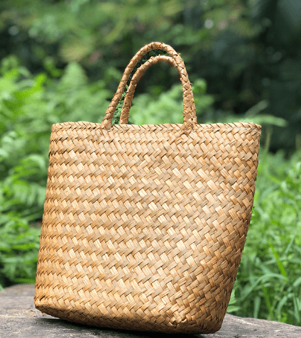 Nordic Retro Woven Straw Mini Bag - Vielle